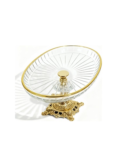 Elta Collection Assa Bazaar 10 Parça Gold Metal Ayaklı Sunum Seti Altın