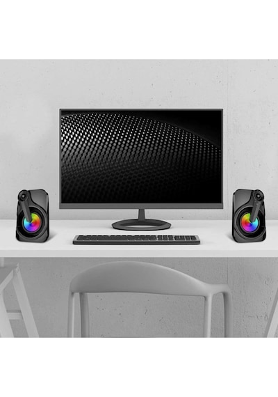 Mikado  Md-X27 1+1 Rgb Ledli Gaming Oyuncu  Bilgisayar Pc Hoparlörü