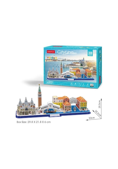 MC269H Cubic Fun, City Line - Venedik - İtalya , 3 Boyutlu Puzzl