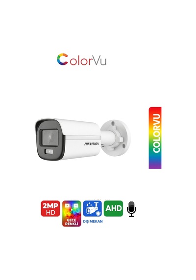 Gece Renkli Sesli Kamera Ds-2ce10df0t-lpfs Colorvu 2mp Gece Renkli Sesli Kamera Ds-2ce10df0t-lpfs Colorvu 2mp