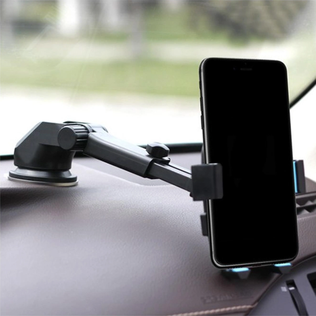 Torpido Üstü Vantuzlu Teleskopik Araç Telefon Tutucu Otomatik Klipsli Diğer