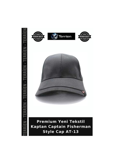 Terrien Premium Yeni Tekstil Kaptan Captain Fisherman Style Cap At-13 Standart