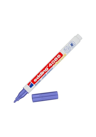 4085 Tebeşir Kalemi - Mor-metalik - 1 Tebeşir Kalemi - Yuvarlak Uçlu 1-2 Mm