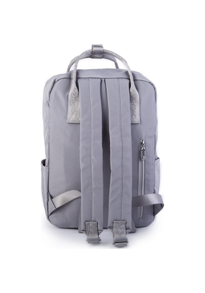 Nas Bag Unisex Sırt Ve El Çantası Büyük Boy Su Geçirmez Sırt Çantası 29x40 Cm Gri