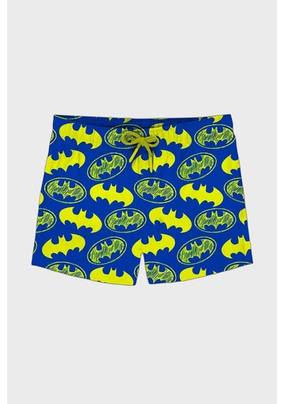 Slipstop Batforce Baskılı Belden Bağlamalı Mayo Short Erkek Çocuk Mayo Short So2631010001 Lacivert