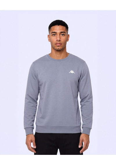 Kappa Tanner Erkek Gri Regular Sweatshirt