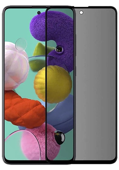 Samsung A71 Uyumlu Hayalet Ekran Gizli Tam Kaplayan Kırılmaz Cam Seramik Ekran Koruyucu Film