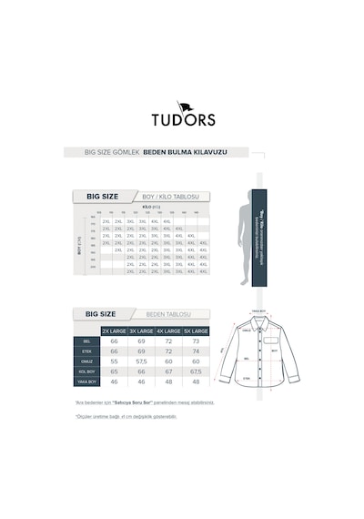 Tudors Erkek Big Size Büyük Beden Kolay Ütü Kravatlık Armürlü Pamuklu Gömlek-30078 Bej Tudors Erkek Big Size Büyük Beden Kolay Ütü Kravatlık Armürlü Pamuklu Gömlek-30078 Bej