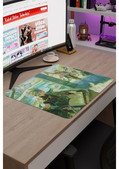 Alhaitham Genshin Impact Anime Gacha V5 - 48x40 Xl Gaming Mouse Pad Fare Altlığı