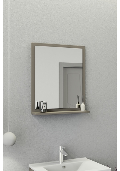 Biani Fix Arya 65 Cm Banyo Dolabı,Seramik Lavabolu, Aynalı,Lavabo Dahil,Mdf,Latte Biani Fix Arya 65 Cm Banyo Dolabı,Seramik Lavabolu, Aynalı,Lavabo Dahil,Mdf,Latte