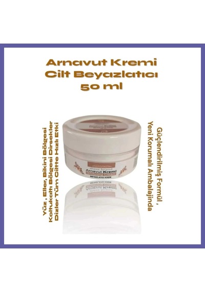 Bezos Whitening Cream Arnavut Kremi 50ml Kremi Krem Nıda