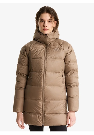 The North Face Nf0a8d3k-2h9 Hydrenalite City Down Hooded Parka Kadın Mont Kahverengi