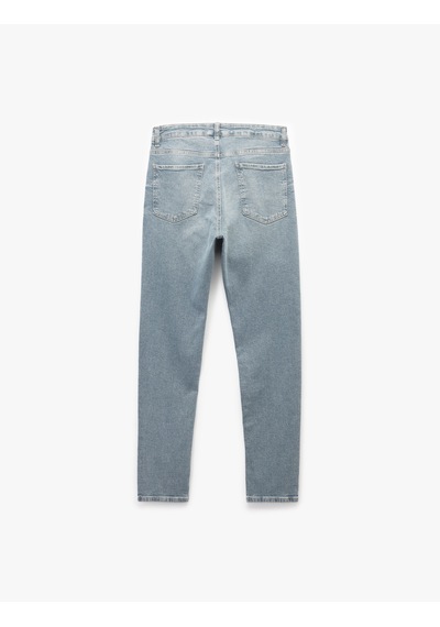 Koton Normal Bel Pamuklu Skinny Fit Jean Pantolon - Michael Jean İndigo Stone 6wam40098nd İndigo - Taş Koton Normal Bel Pamuklu Skinny Fit Jean Pantolon - Michael Jean İndigo Stone 6wam40098nd İndigo - Taş