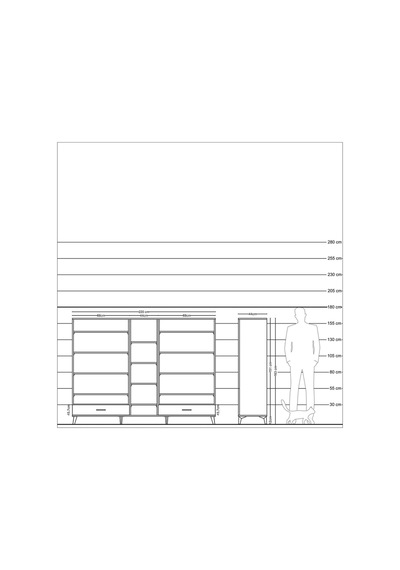 Hyperion Dolap 14 Raflı 2 Çekmeceli 220x44x163 Aytaşı-aytaşı/çam Aytası/atlas Çam - Aytası Hyperion Dolap 14 Raflı 2 Çekmeceli 220x44x163 Aytaşı-aytaşı/çam Aytası/atlas Çam - Aytası