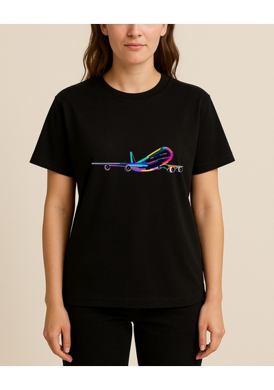 Mechanic Tools Baskılı Tasarımlı T-shirt Siyah