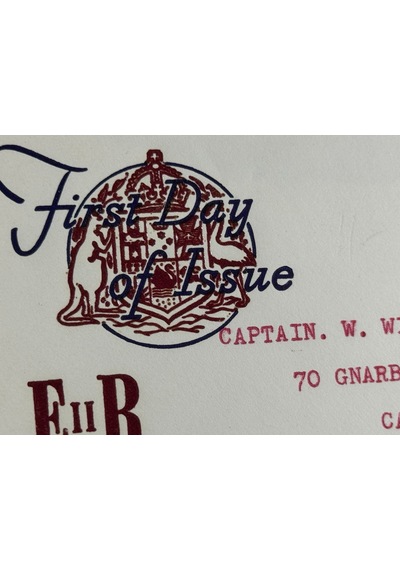 Eıır 1962 Kraliçe Elizabeth Pullu Avustralya İlk Gün Zarfı Fdc Captain W. Wilding Postalanmış
