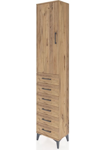 Arges Dolap 3 Raflı 6 Çekmeceli Tek Kapaklı 44x30x221 Çam-çam Çam Arges Dolap 3 Raflı 6 Çekmeceli Tek Kapaklı 44x30x221 Çam-çam Çam