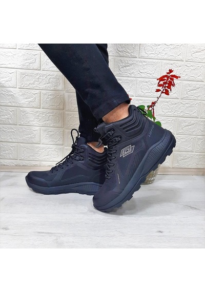 Lotto Crowel Hıgh Siyah Waterproof Fuspetli Kaymaz Erkek Bot 001