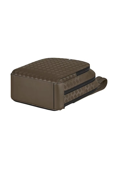Montblanc Extreme Deri 3 Bölmeli Orta Boy Sırt Çantası 221594 Haki