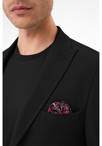 Efor Slim Fit Mono Yaka Torba Cep Çift Yırtmaçlı Casual Siyah Ceket C 711 Siyah Efor Slim Fit Mono Yaka Torba Cep Çift Yırtmaçlı Casual Siyah Ceket C 711 Siyah