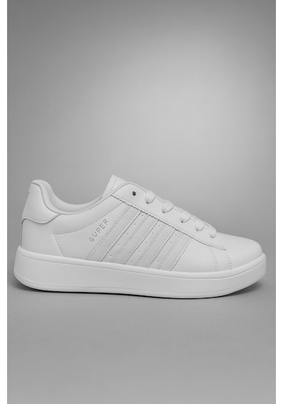 Wipper Unisex Spor Ayakkabı Sneaker Hafif Ortopedik Eva Taban Memory Foam Günlük Kullanım İçin Rahat Beyaz