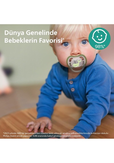 Philips- Ultra Air Emzik 6-18 Ay 2'li Erkek Scf085/60, Standart