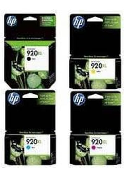 Hp 920Xl 1Set 4 Renk Siyah/Mavi/Sarı/Kırmızı