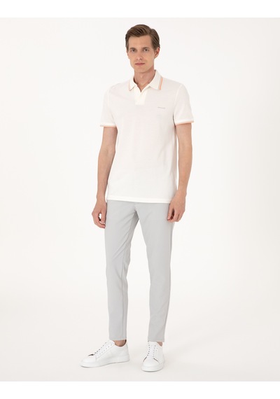 Pierre Cardin Erkek Ekru Tişört 50302625-vr019 Ekru