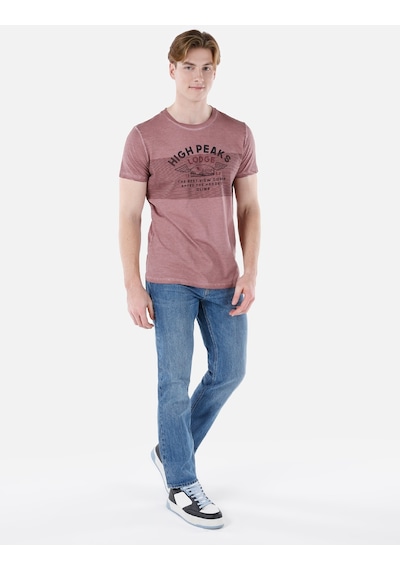 Colin's Colins Pembe Erkek Tshirt K.Kol Pembe