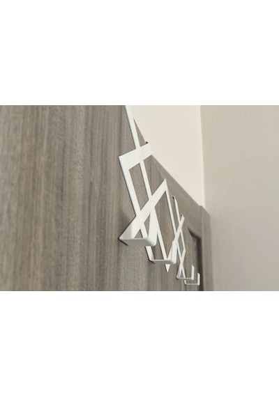 Metal Beyaz Desenli Amerikan Kapı Arkası Askılık Organizer Askılık Ve Desenli Banyo Kapı Arkası Askılık Siyah