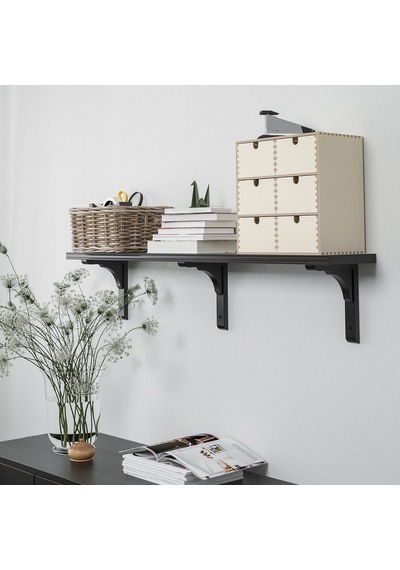 Ikea Bergshult/ramshult Duvar Rafı 120x20 Cm Kahverengi