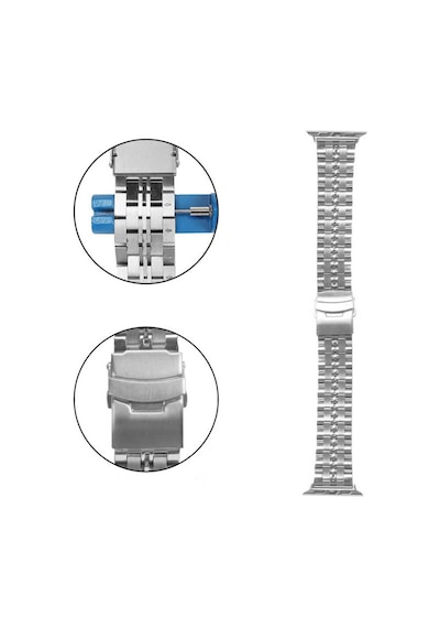Apple Uyumlu  Watch 38 MM Krd-54 Metal Kordon (546712850)