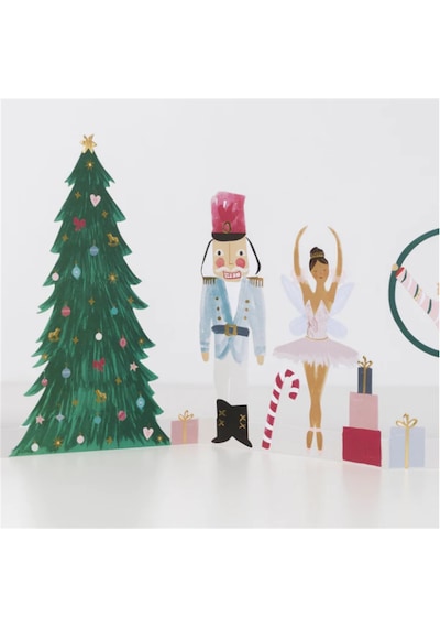 Meri Meri - Nutcracker Card - Nutcracker Tebrik Kartı
