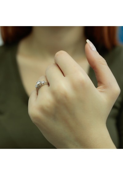 Lova 0,32 Karat Pırlanta Tria Yüzük - 1050227