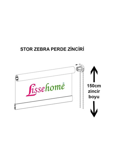 Stor Ve Zebra Perde Mekanizma Zinciri Beyaz Renk Rediktörlü Diğer