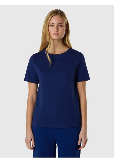 North Sails Kısa Kollu Kadın T-shirt-33528 Mavi North Sails Kısa Kollu Kadın T-shirt-33528 Mavi