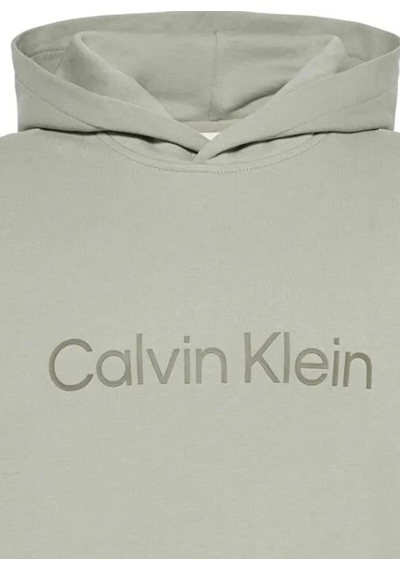 Calvin Klein Ls Eu Std Logo 350te, Pez Erkek Yeşil Sweatshirt