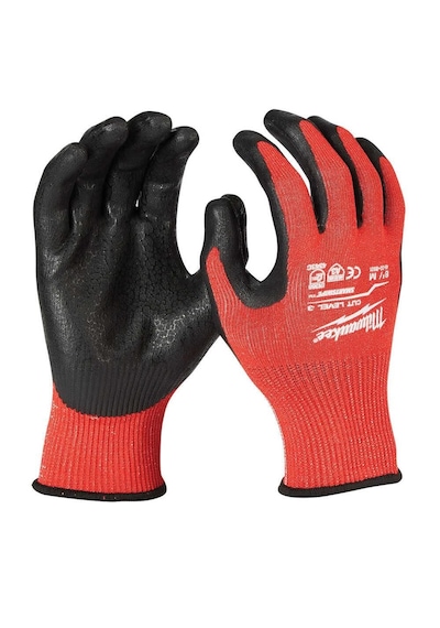 Milwaukee 3. Derece Kesik Korumalı Nitril Eldiven - L/9 Blistersiz 4938471421