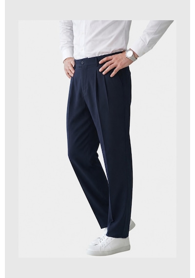 Deep Sea Deepsea Lacivert Baggy Fit Pileli Kumaş Pantolon Likralı, Beli Lastikli Rahat Kesim Erkek Pantolon 2600920 Deep Sea Deepsea Lacivert Baggy Fit Pileli Kumaş Pantolon Likralı, Beli Lastikli Rahat Kesim Erkek Pantolon 2600920
