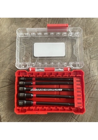 Köln 15cm Bits Lokma Uç Uzun Somun Sıkma Ucu Manyetik Lokma Ucu 7mm 13mm 5pcs