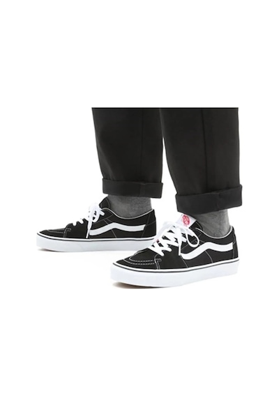 Ua Sk8-low Uniseks Siyah Spor Ayakkabı - Vn0a4uuk Siyah