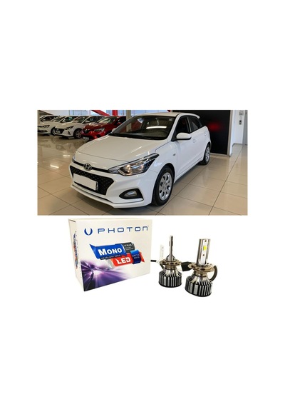 Hyundai İ20 Jump Led Xenon Uzun Kısa Far Ampulü H4 Mono Yeni Seri Beyaz