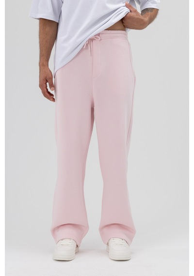 Vamos Basic Baggy Eşofman Alt Pembe