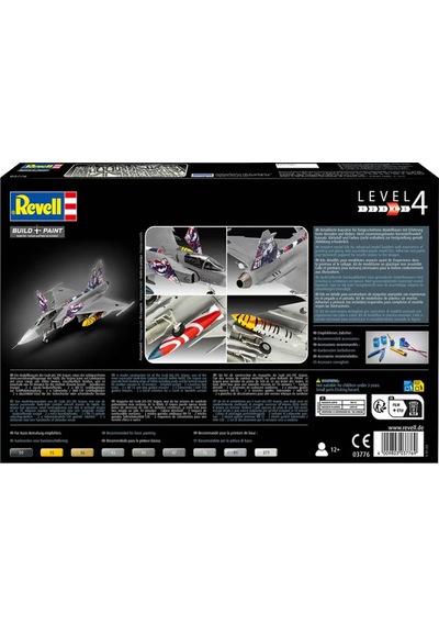 Revell Maket Model Kit Uçak Saab Jas-39c Gripen 3776