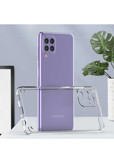 Zore Galaxy Uyumlu M32 Kılıf Coss Kapak - Renksiz Renksiz