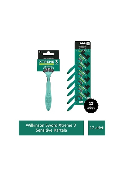 Wilkinson Sword Extreme 3 Kartela 12li Traş Bıçağı