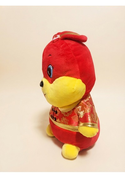 Peluş Tavşan Kırmızı-40 Cm