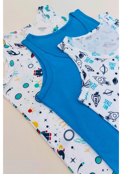 Sensu Erkek Çocuk Karışık Renkler Pamuklu 3'lü Askılı Atlet - Kıds-atl500 Model-2 Model2 Sensu Erkek Çocuk Karışık Renkler Pamuklu 3'lü Askılı Atlet - Kıds-atl500 Model-2 Model2
