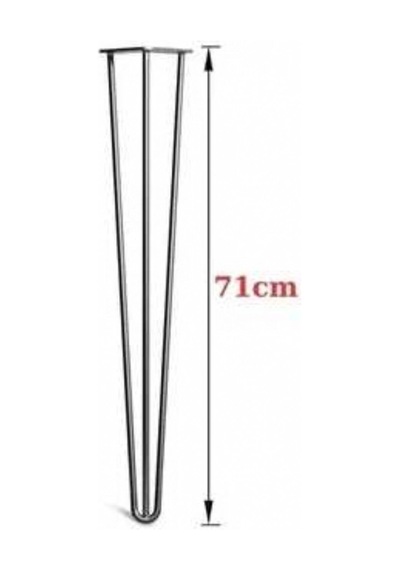 Martı 71 Cm Krom Metal Ayak Diğer