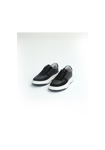 Sortıe Black Siyah Sneaker Erkek Deri Ayakkabı 001